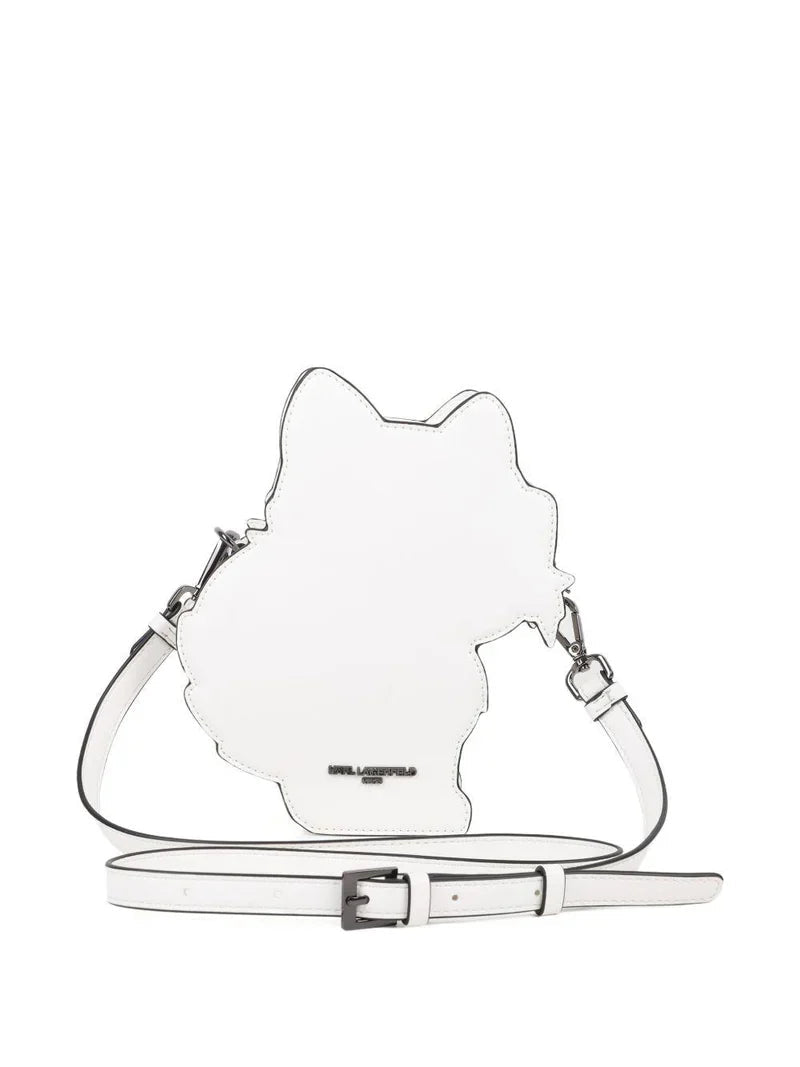Karl Lagerfeld borsa a tracolla bambina con Choupette bianco Z31210 BIANCO KARL LAGERFELD KIDS 