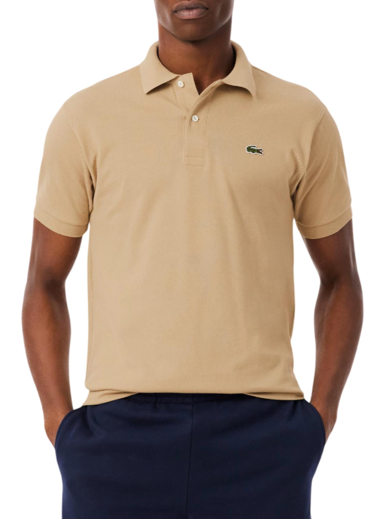 Lacoste polo manica corta 12.12 in piquè beige 1212 02S LACOSTE 