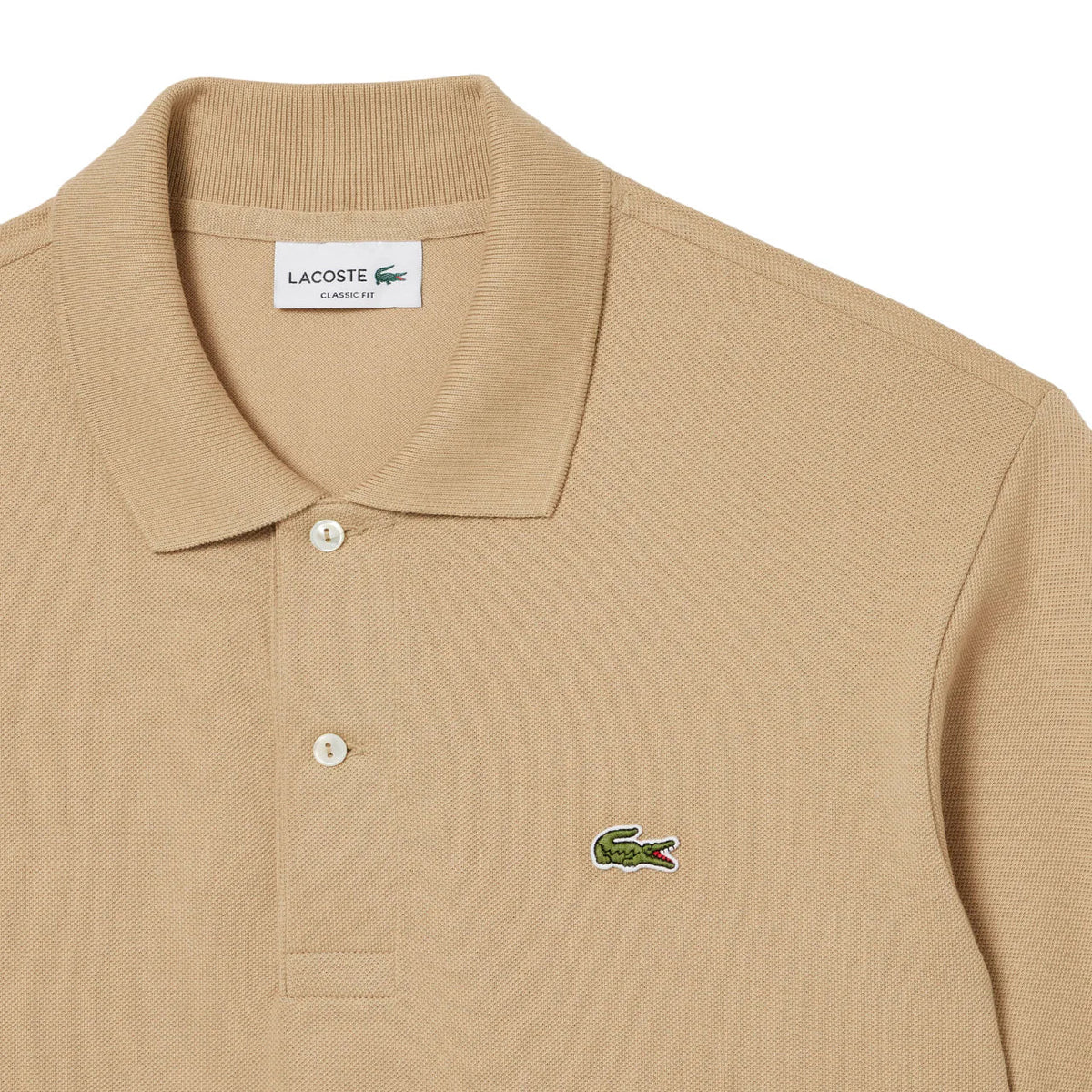 Lacoste polo manica corta 12.12 in piquè beige 1212 02S LACOSTE 