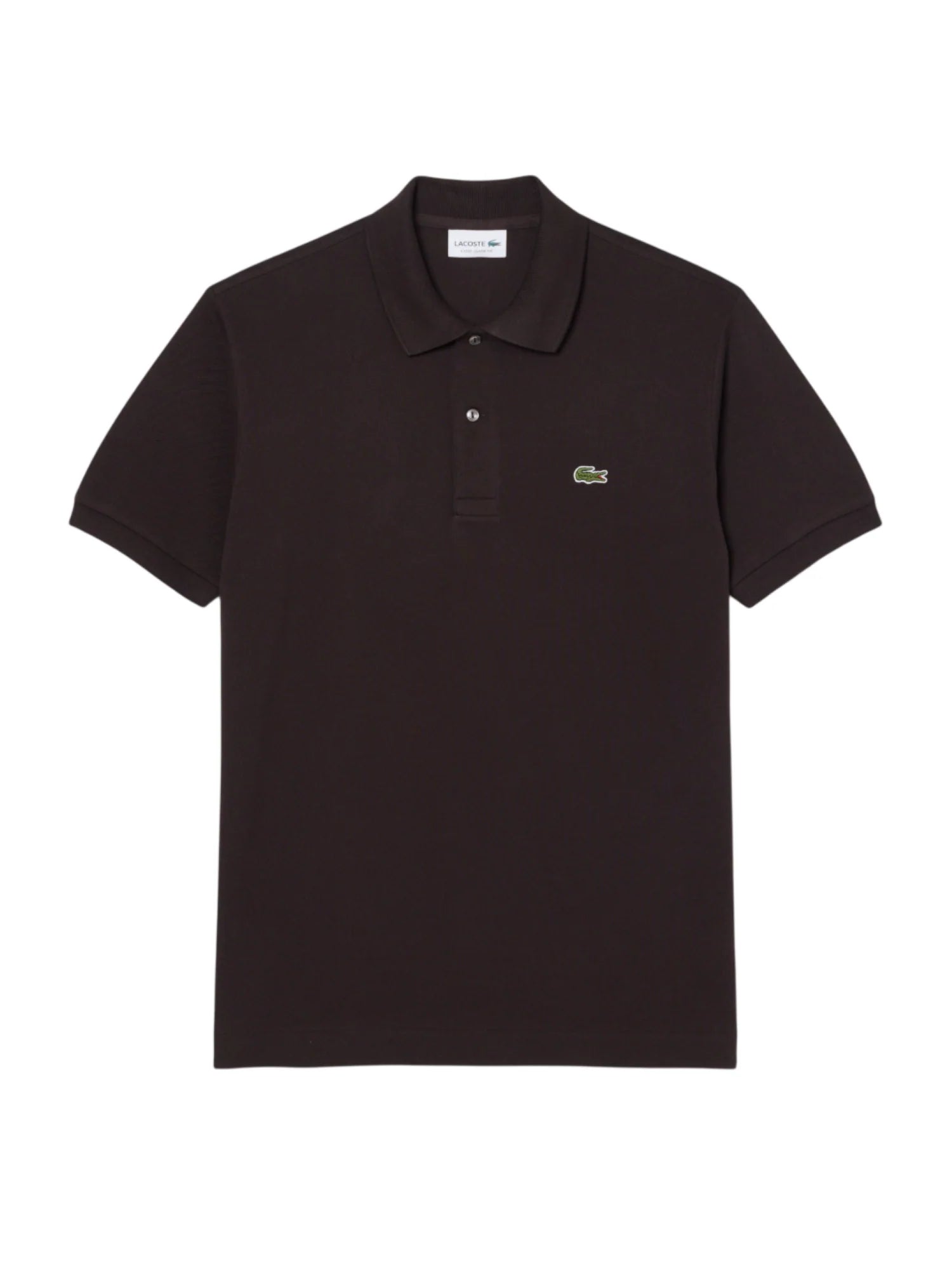Lacoste polo manica corta 12.12 in piquè marrone 1212 3LA LACOSTE 