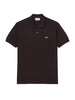 Lacoste polo manica corta 12.12 in piquè marrone