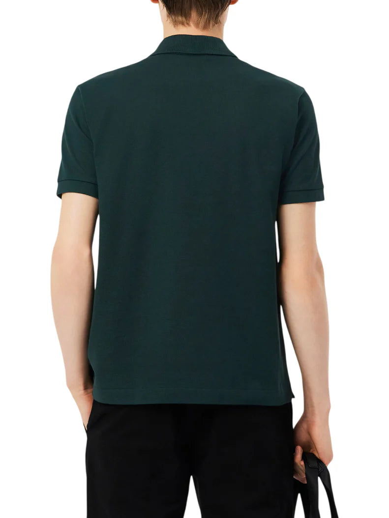 Lacoste polo manica corta 12.12 in piquè verde scuro 1212 AFK LACOSTE 