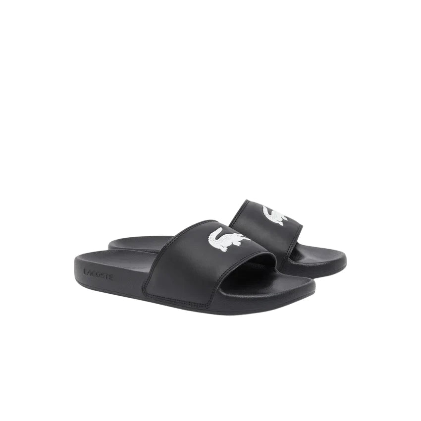 Lacoste ciabatte donna in gomma con coccodrillo iconico nero 49CFA0042 312 LACOSTE 