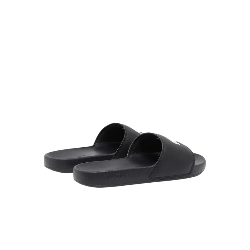 Lacoste ciabatte donna in gomma con coccodrillo iconico nero 49CFA0042 312 LACOSTE 