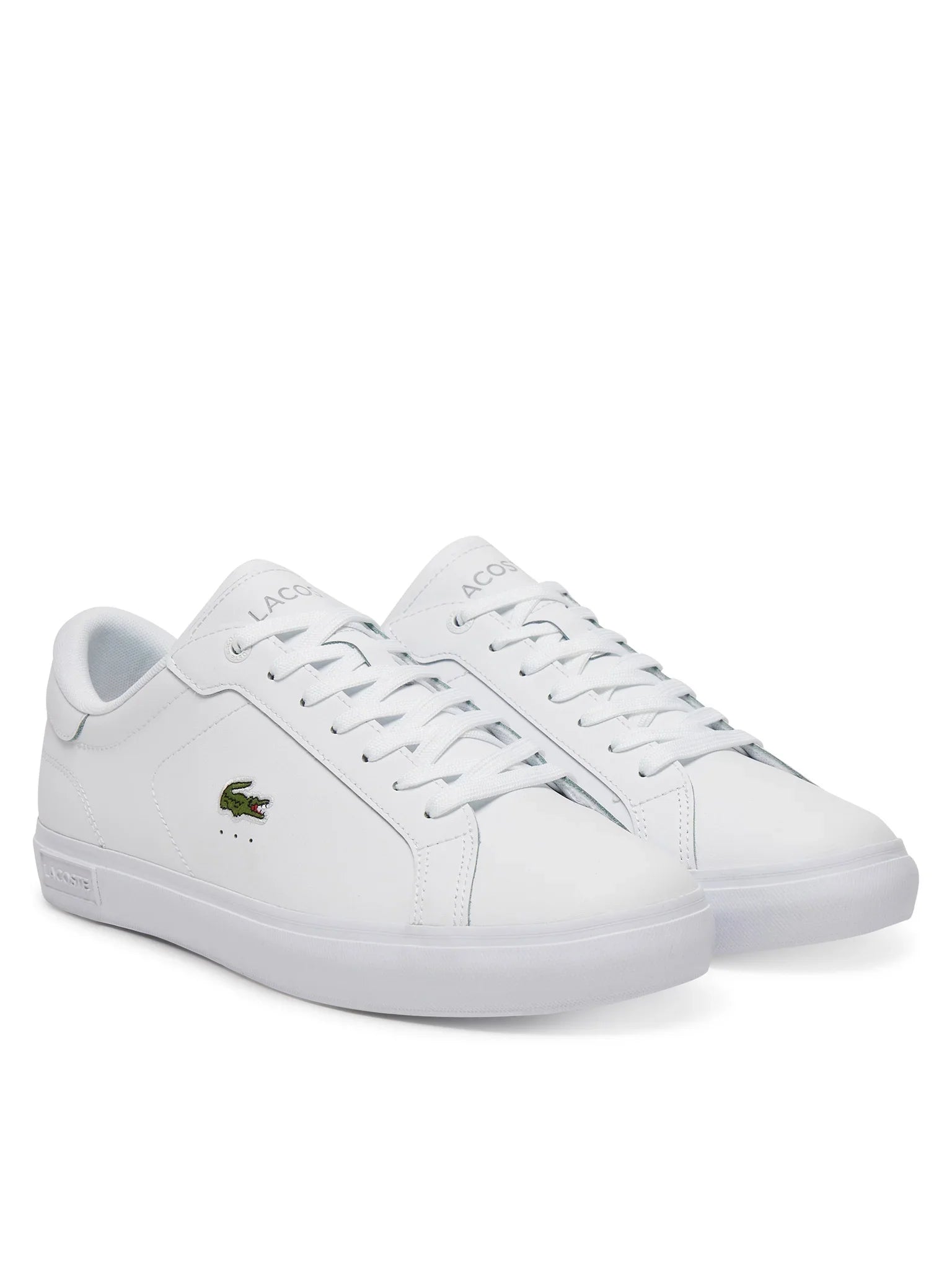 Lacoste sneakers uomo Powercourt in pelle bianco 49SMA0081 21G LACOSTE 