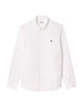 Lacoste camicia uomo manica lunga in cotone bianco