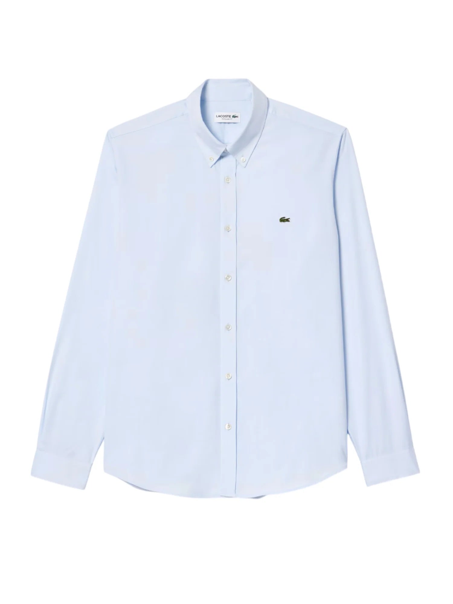 Lacoste camicia uomo manica lunga in cotone celeste CH2933 HBP LACOSTE 