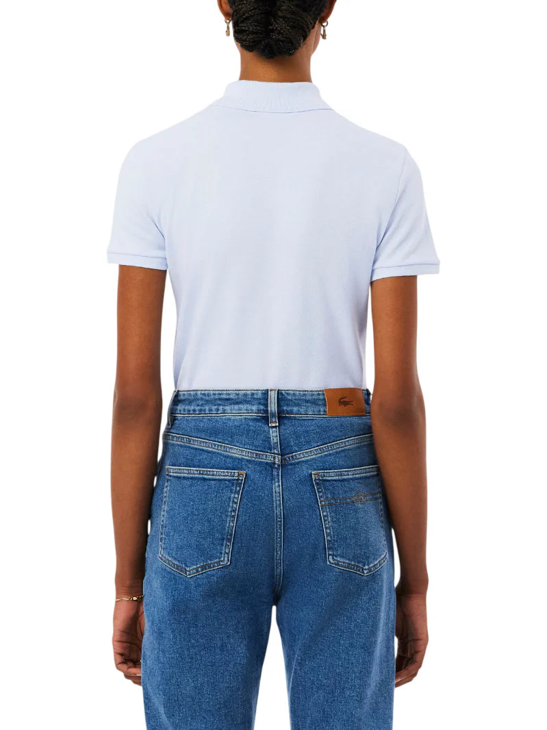 Lacoste polo donna manica corta in piquè lavanda PF5462 J2G LACOSTE 