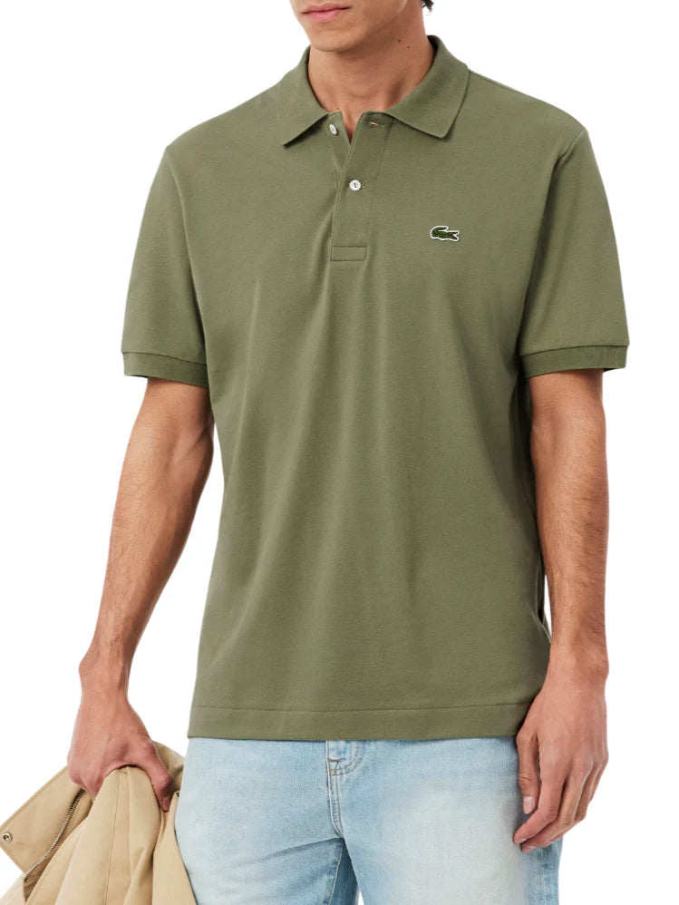 Lacoste polo manica corta 12.12 light in piquè verde salvia PH9851 BMY LACOSTE 