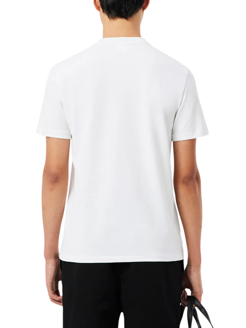 Lacoste T-shirt manica corta uomo in piquè bianco TH5060 001 LACOSTE 