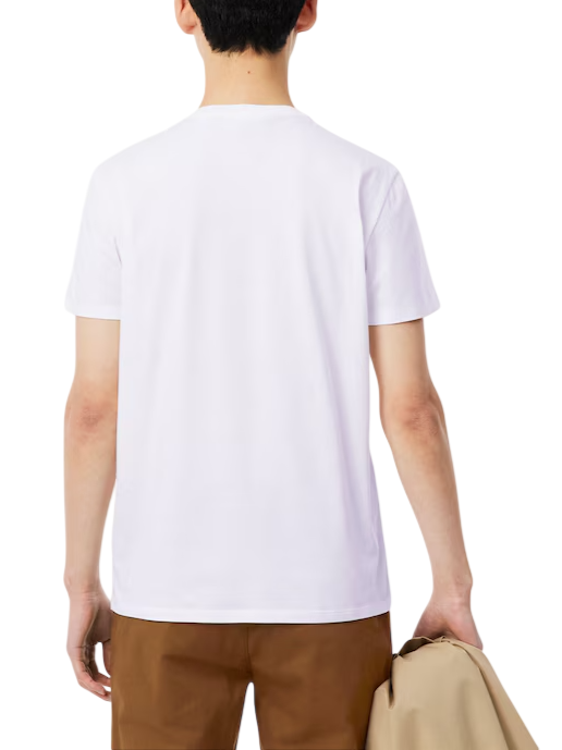 Lacoste T-shirt manica corta in cotone Pima bianco TH6709 001 LACOSTE 