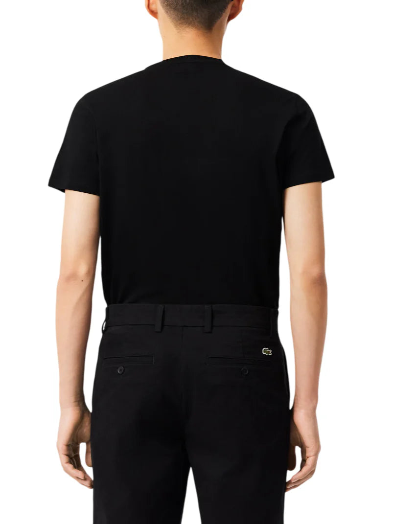 Lacoste T-shirt manica corta in cotone Pima nero TH6709 031 LACOSTE 