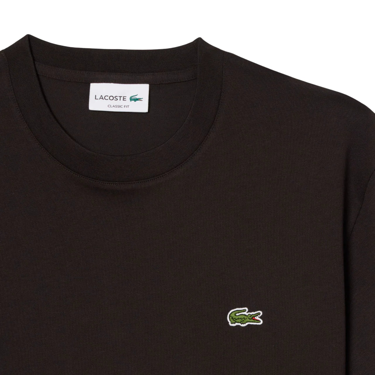 Lacoste T-shirt manica corta con cotone marrone TH7318 3LA LACOSTE 