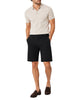 Le Braghe bermuda uomo in rasatello di cotone nero