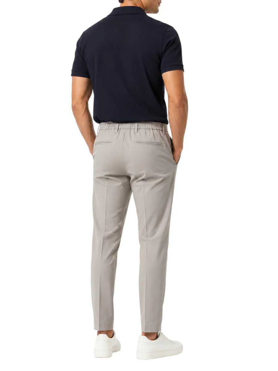 Le Braghe pantaloni uomo slim misto nylon beige J381-1627 TORTORA Le Braghe 