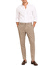 Le Braghe pantaloni uomo in lino slim beige
