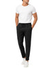 Le Braghe pantaloni uomo con coulisse misto viscosa nero