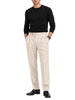 Le Braghe pantaloni uomo slim in cotone beige