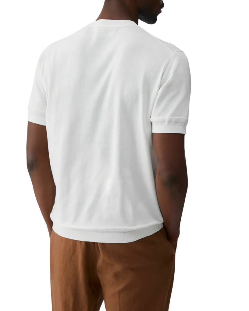 Liu Jo maglia uomo manica corta in cotone panna QA6081MA71P 14201 LIU JO 
