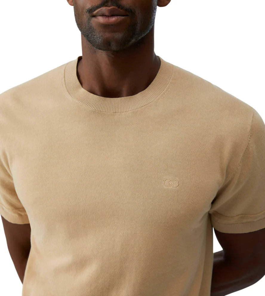 Liu Jo maglia uomo manica corta in cotone beige QA6081MA71P 51307 LIU JO 
