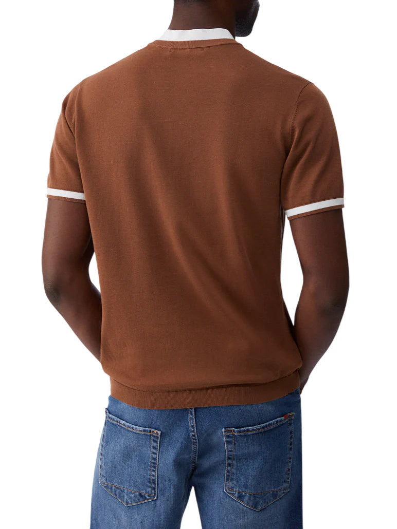 Liu Jo maglia manica corta uomo in cotone marrone QA6133MA71P 81124 LIU JO 