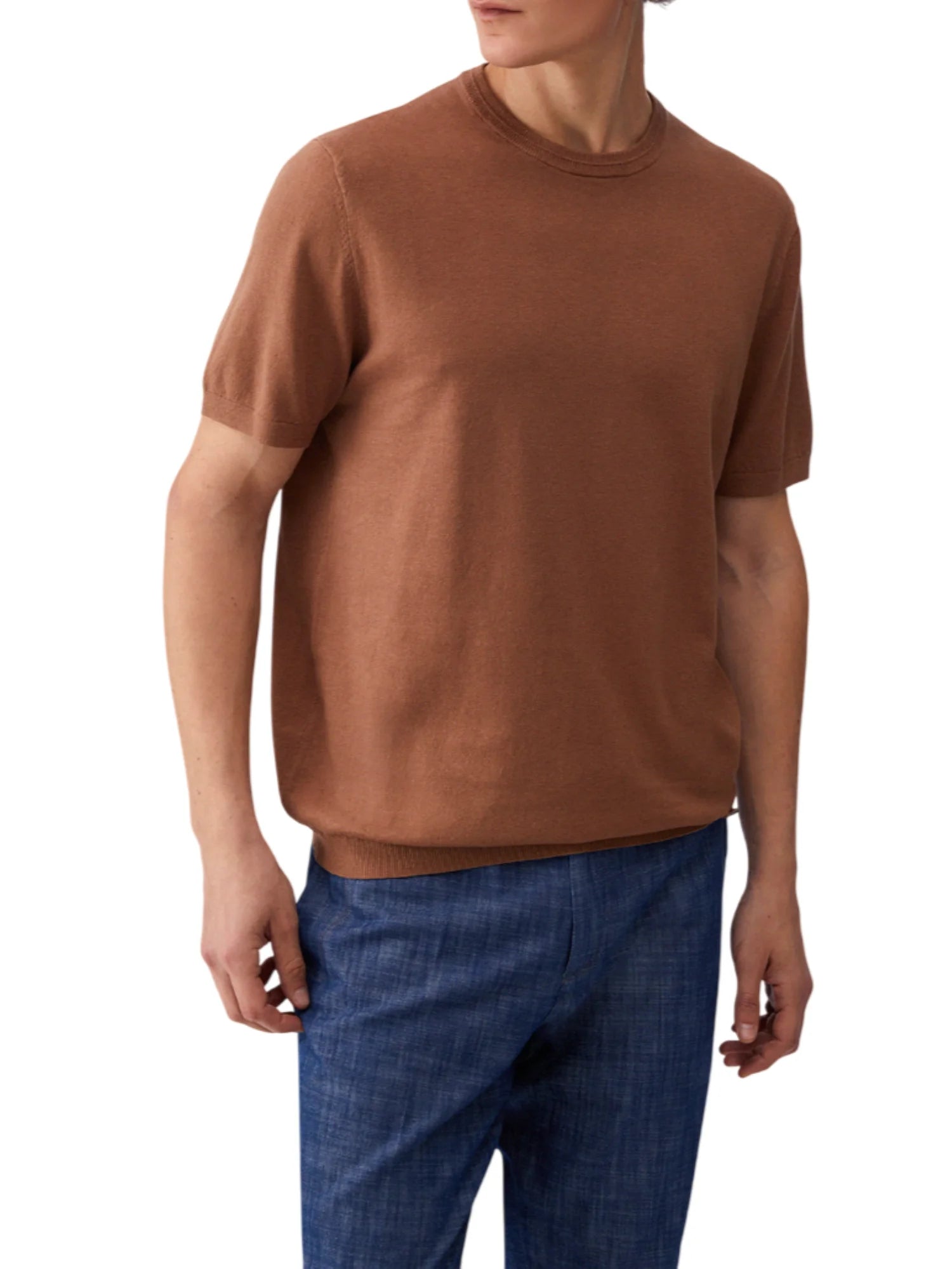 Liu Jo maglia manica corta basic uomo marrone QA6135MA08S 81124 LIU JO 