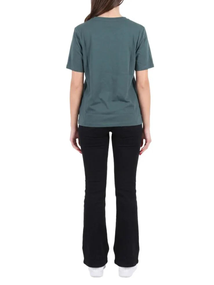 Liu Jo T-shirt manica corta donna con strass verde salvia TA6265JS923 P9287 LIU JO 