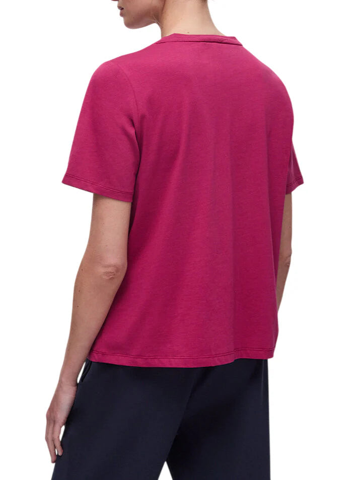 Liu Jo T-shirt manica corta donna con strass magenta TA6265JS923 P9448 LIU JO 