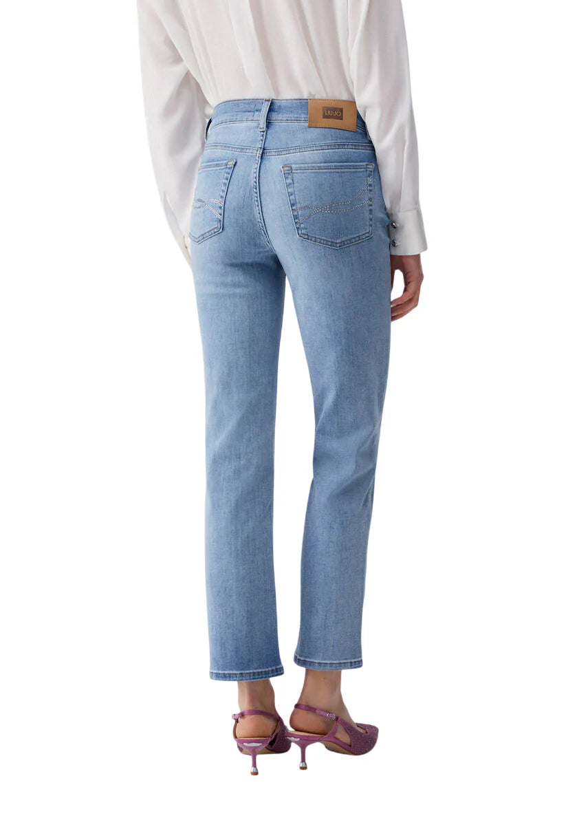 Liu Jo jeans slim cropped Slim lavaggio blu chiaro UA6066DS081 79029 LIU JO 