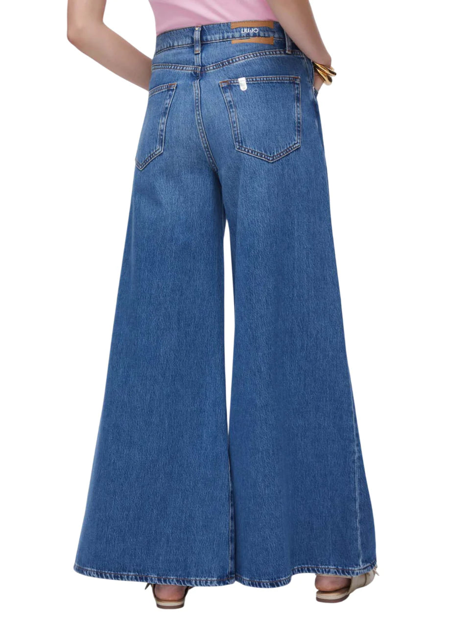 Liu Jo jeans super flare vita alta lavaggio blu UA6217D0319 79010 LIU JO 