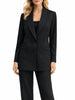 Lola by Sandro Ferrone giacca blazer monopetto in cady nero