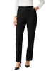 Lola by Sandro Ferrone pantaloni gamba dritta in tessuto cady fluido nero