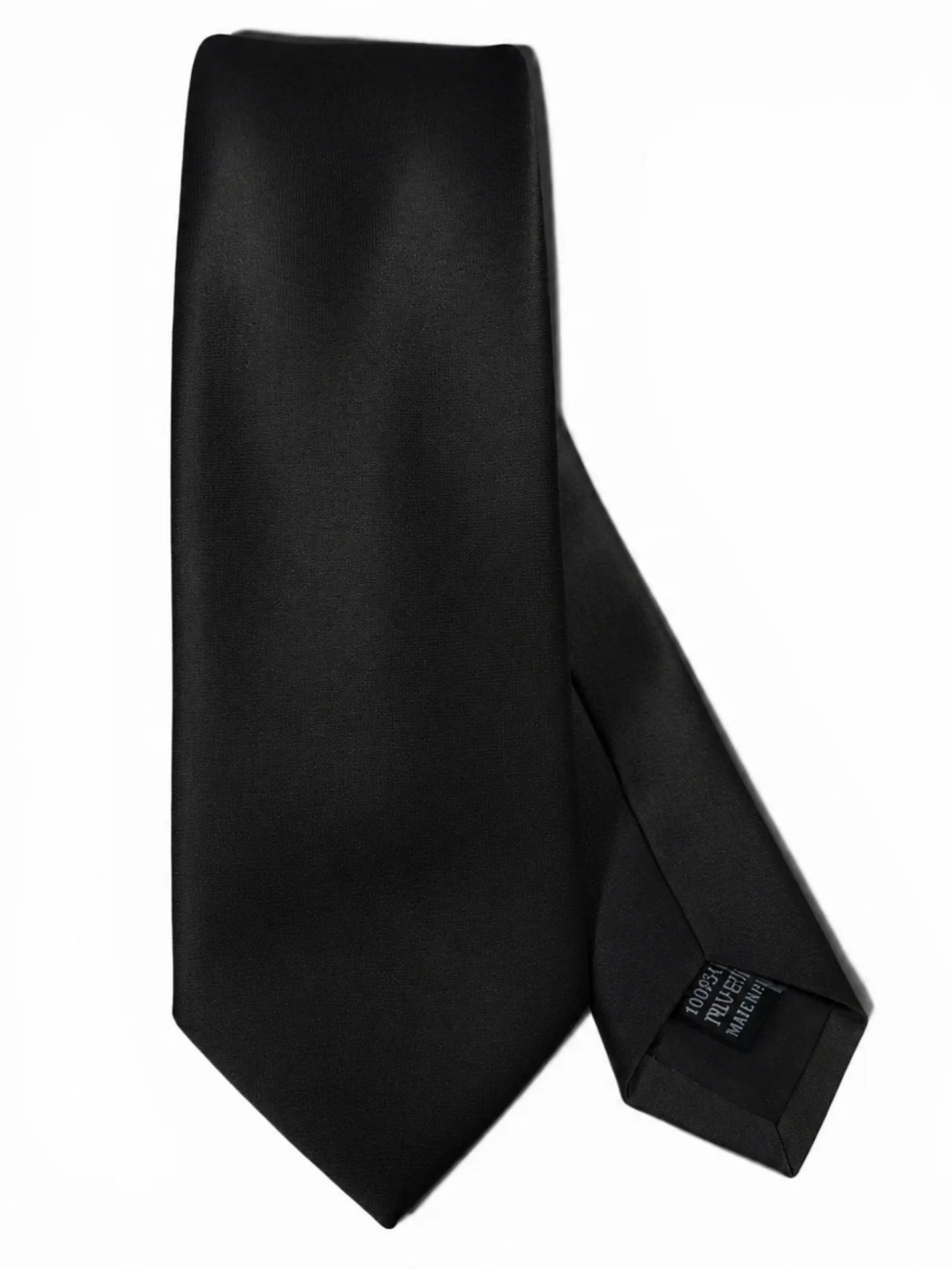 Manuel Ritz cravatta uomo in raso nero 4030K500-263105 99 MANUEL RITZ 