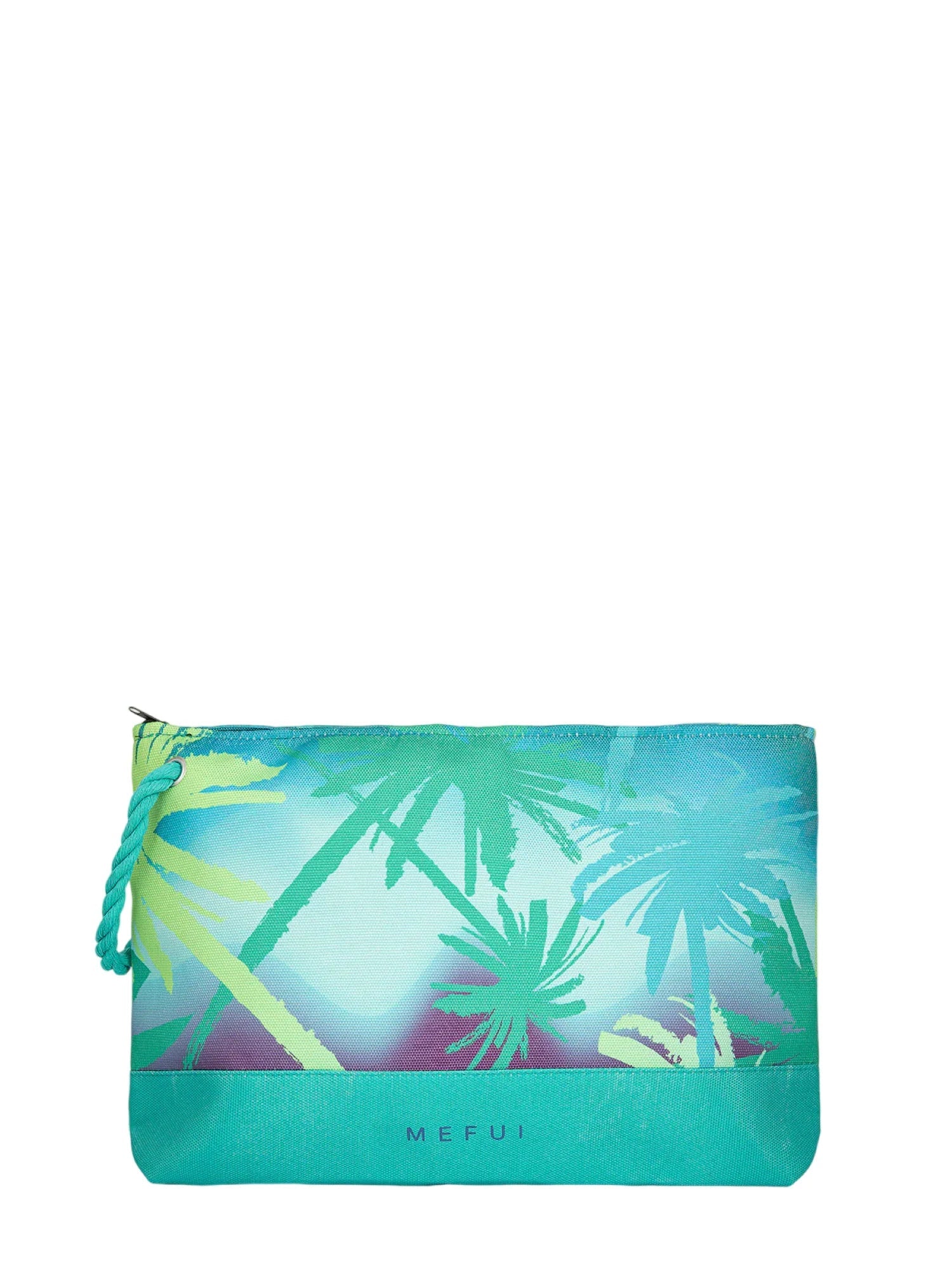 Me Fui pochette donna in fantasia tropicale verde MA26-SW0005 X44 ME FUI 