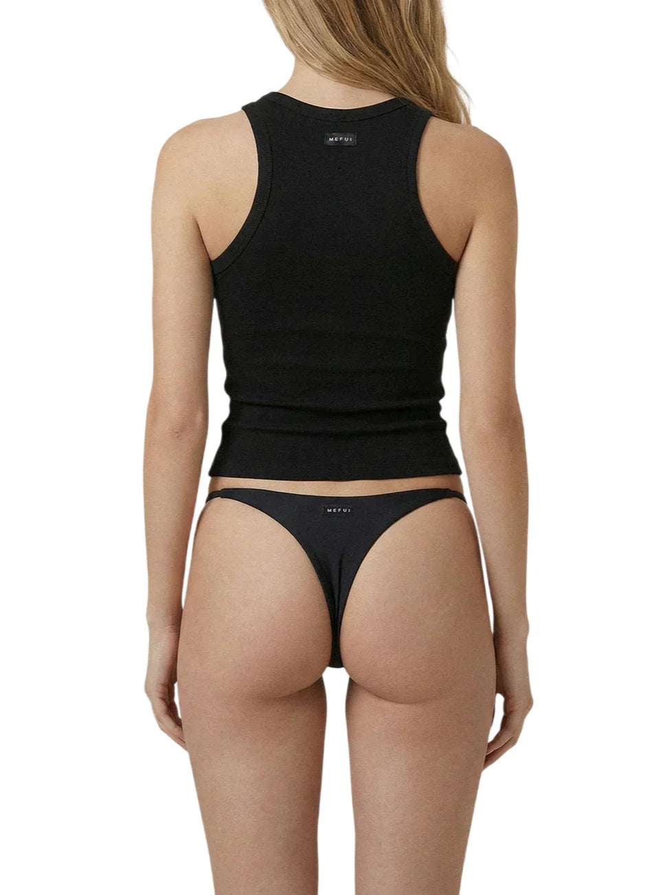 Me Fui slip perizoma donna con laccetti nero MF26-SW1915 BK ME FUI 