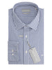 Michael Kors camicia uomo slim in fantasia a righe celeste bianco