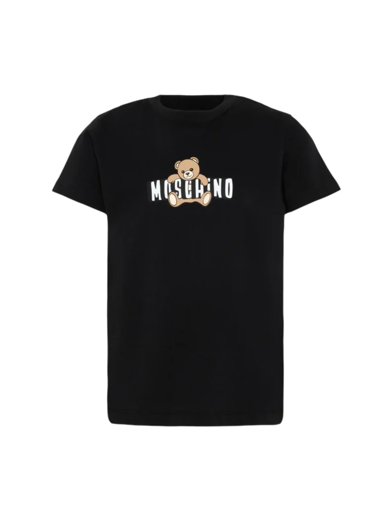 Moschino T-shirt bambino manica corta con orsetto nero HZM058-LAA03 60100 MOSCHINO 