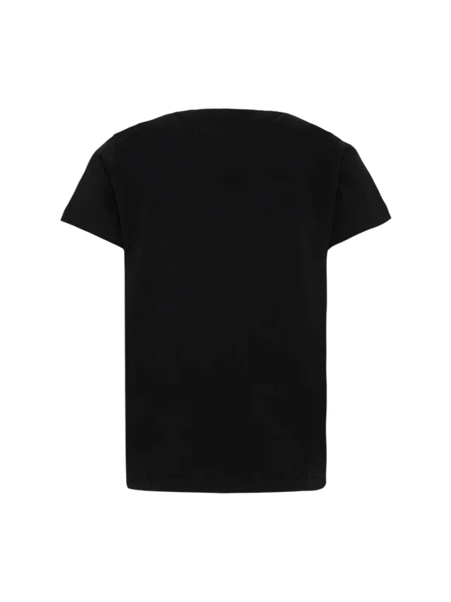 Moschino T-shirt bambino manica corta con orsetto nero HZM058-LAA03 60100 MOSCHINO 