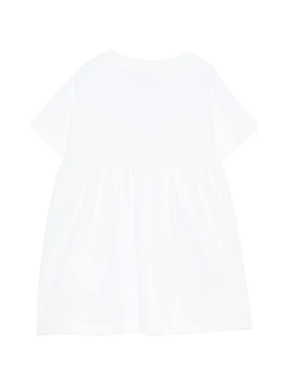 Moschino abito neonata manica corta con tasche bianco MDV0DG-LCA19 10101 MOSCHINO 