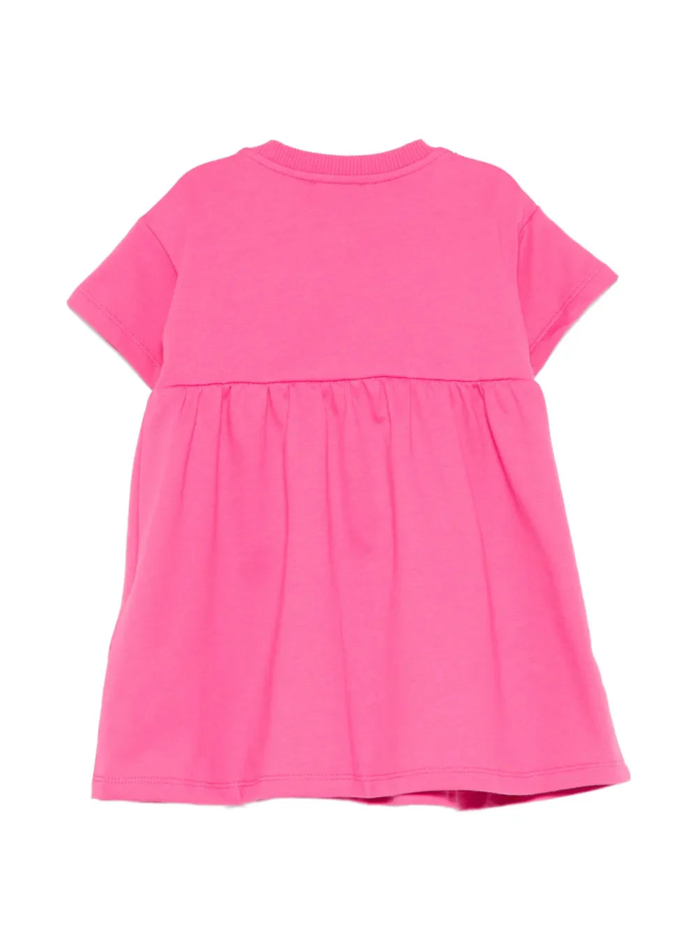 Moschino abito neonata manica corta con tasche fucsia MDV0DG-LCA19 50533 MOSCHINO 