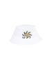 Moschino cappello alla pescatora neonato con orsetto bianco