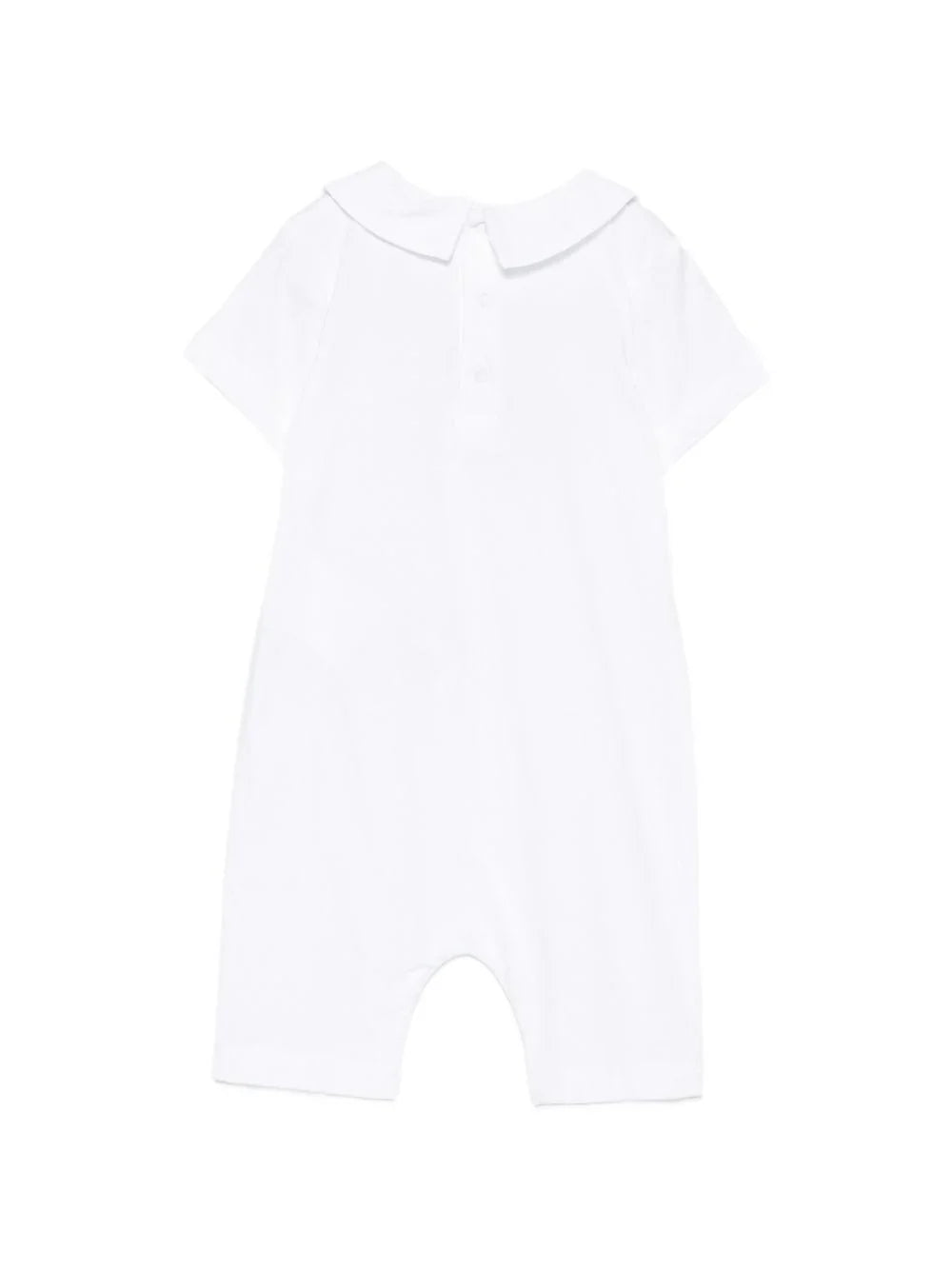 Moschino pagliaccetto neonata manica corta bianco MNY03Y-LAA03 10101 MOSCHINO 