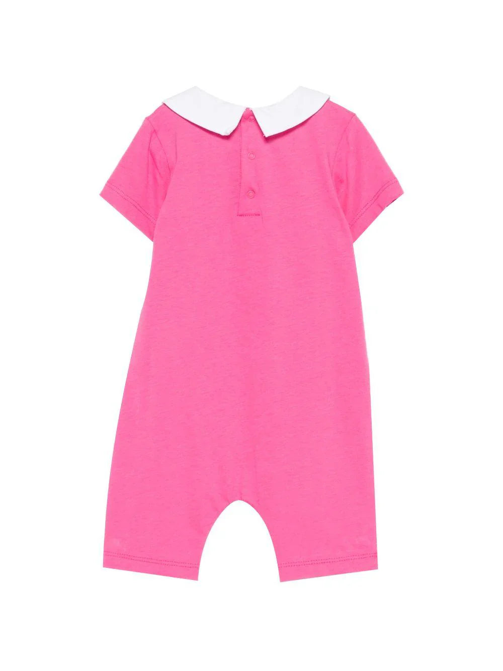 Moschino pagliaccetto neonata manica corta fucsia MNY03Y-LAA03 50533 MOSCHINO 