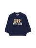 Moschino felpa neonato con stampa orsetti Toy blu