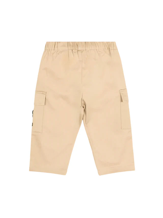 Moschino pantaloni cargo neonato con orsetto beige MUP05R-LPA01 20829 MOSCHINO 