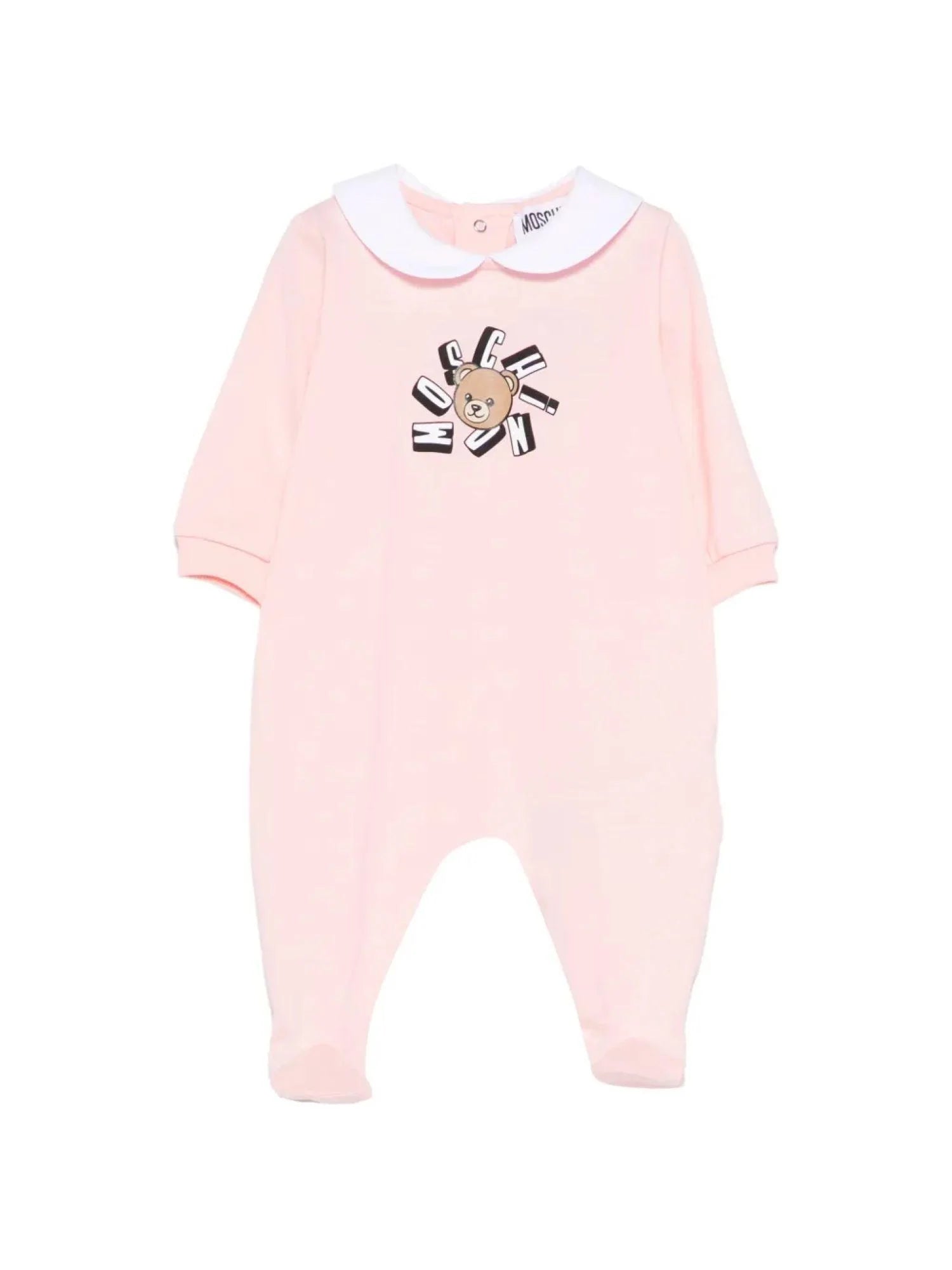 Moschino tutina neonata con piedini con orsetto rosa MUT04Q-LAA02 50209 MOSCHINO 