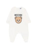 Moschino tutina neonato unisex con orsetto Toy panna