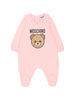 Moschino tutina neonata con orsetto Toy rosa