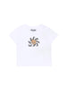 Moschino T-shirt neonato con orsetto Toy bianco