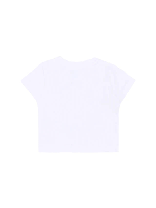 Moschino T-shirt neonato con orsetto Toy bianco MXM047-LAA02 10101 MOSCHINO 